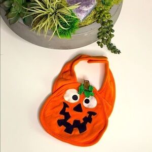 Baby Mini wear Cotton pumpkin jack-o’-lantern bib
